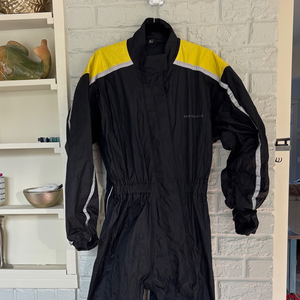 BMW Motorrad Tour Style Motorcycle Full Rain Suit Size Large